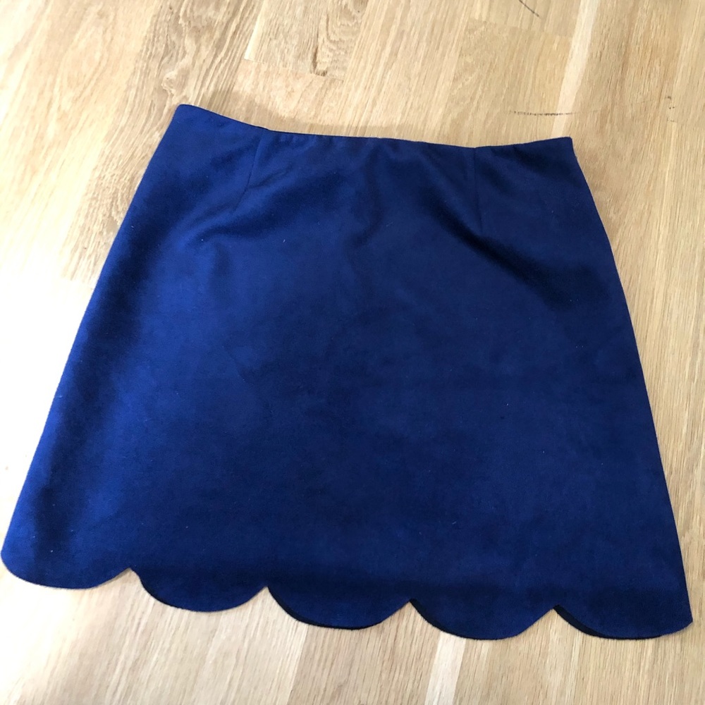 Aqua royal blue skirt